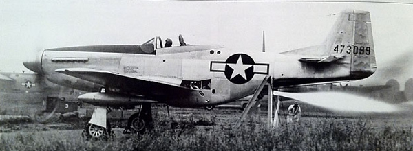 rocket-powered P-51 Mustang