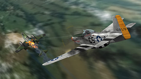 P-51 Mustang vs Me-262
