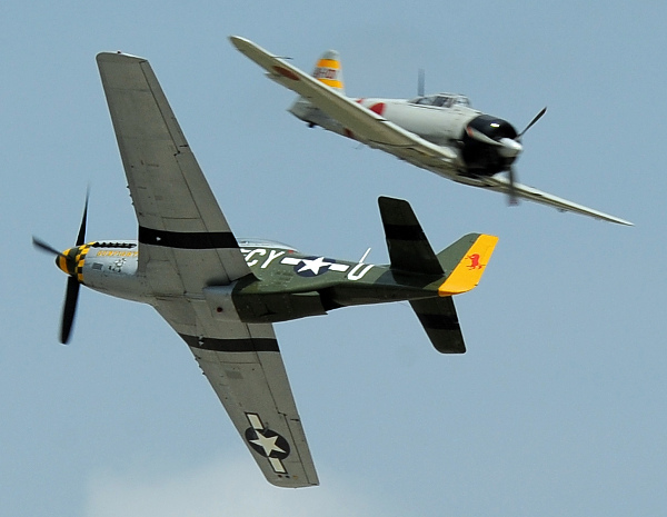 P-51 Mustang vs Japanese Zero