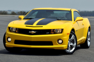 picture of Chevrolet Camaro, 2011, SS, yellow/black bumblebee