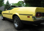 picture of Ford Mustang, 1972, convertible, yellow/black, Ram Air