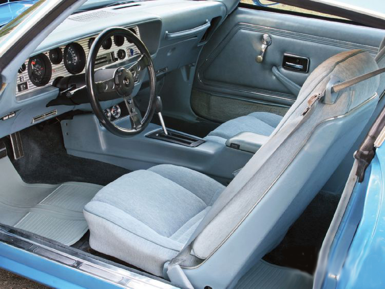 picture of Pontiac Trans-Am, 1978, blue interior