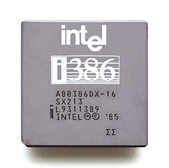 Intel 80386DX microprocessor