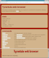 Tyrantula web browser