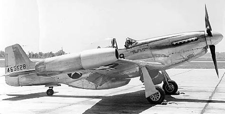 P-51 with wing-tip ram-jets