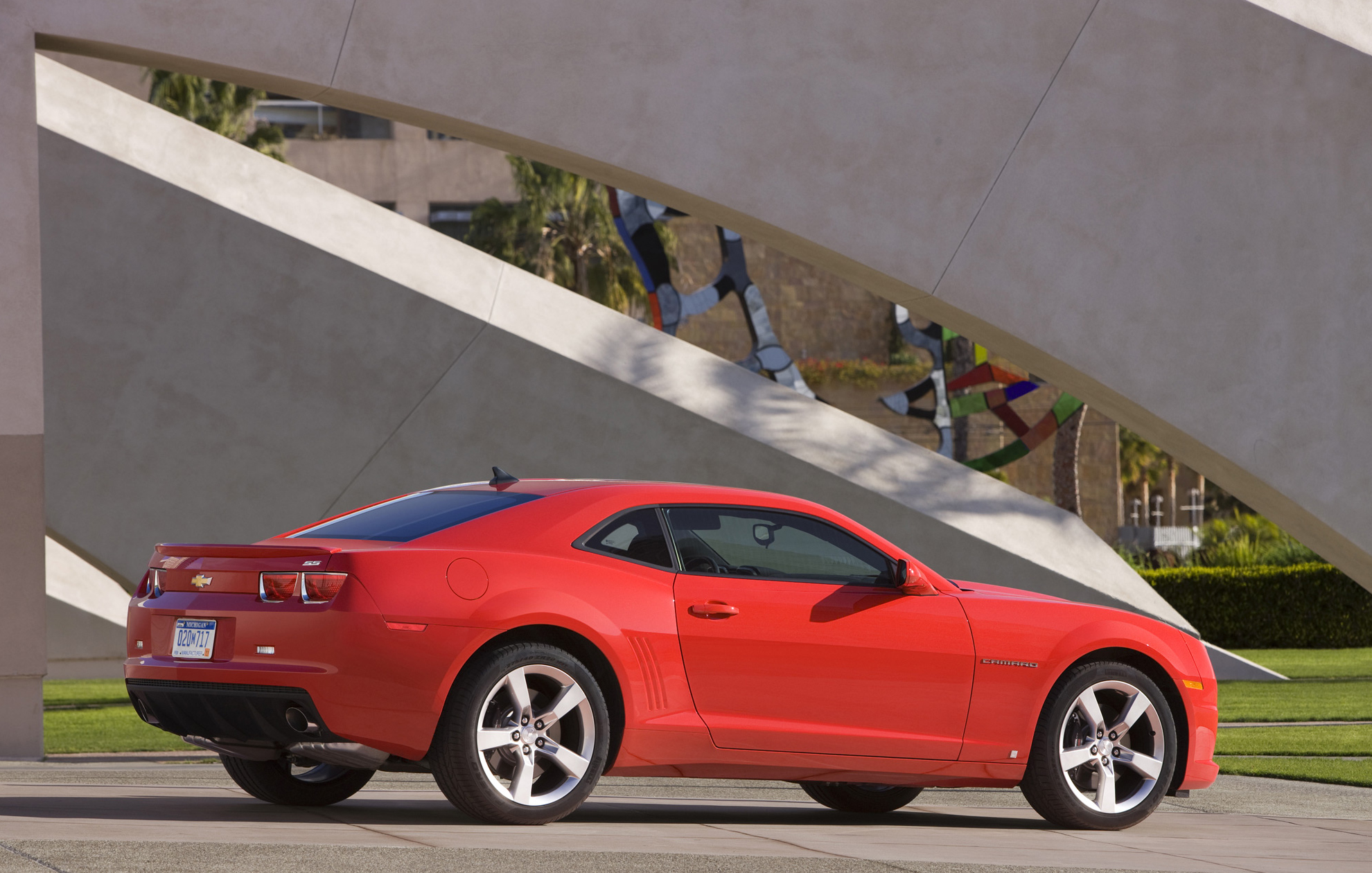 picture of Chevrolet Camaro, 2010, SS, red