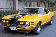picture of Ford Mustang, 1970, Mach 1, yellow/black
