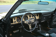 picture of Pontiac Trans-Am, 1977, black/gold Bandit, interior