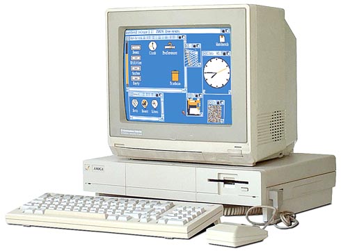 Amiga 1000 running WorkBench icon